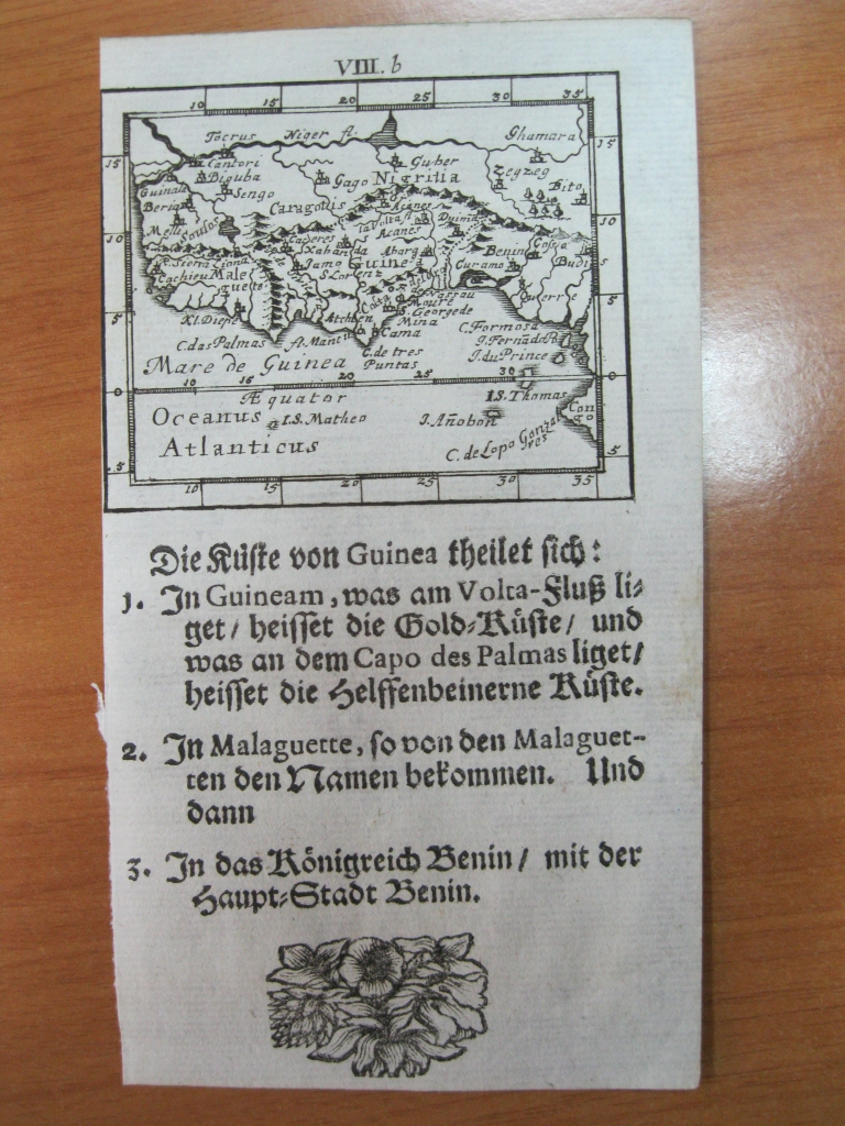 Golfo de Guinea y  Costa de Marfil (África), 1702.Müller/Kuhnen